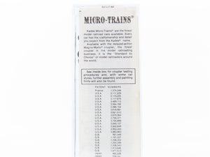 N Scale Micro-Trains MTL 32230 Chicago & North Western 50' Plug Door Box Car RTR
