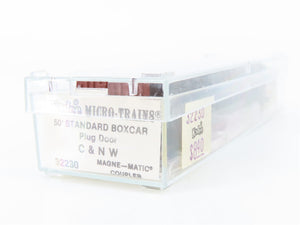 N Scale Micro-Trains MTL 32230 Chicago & North Western 50' Plug Door Box Car RTR