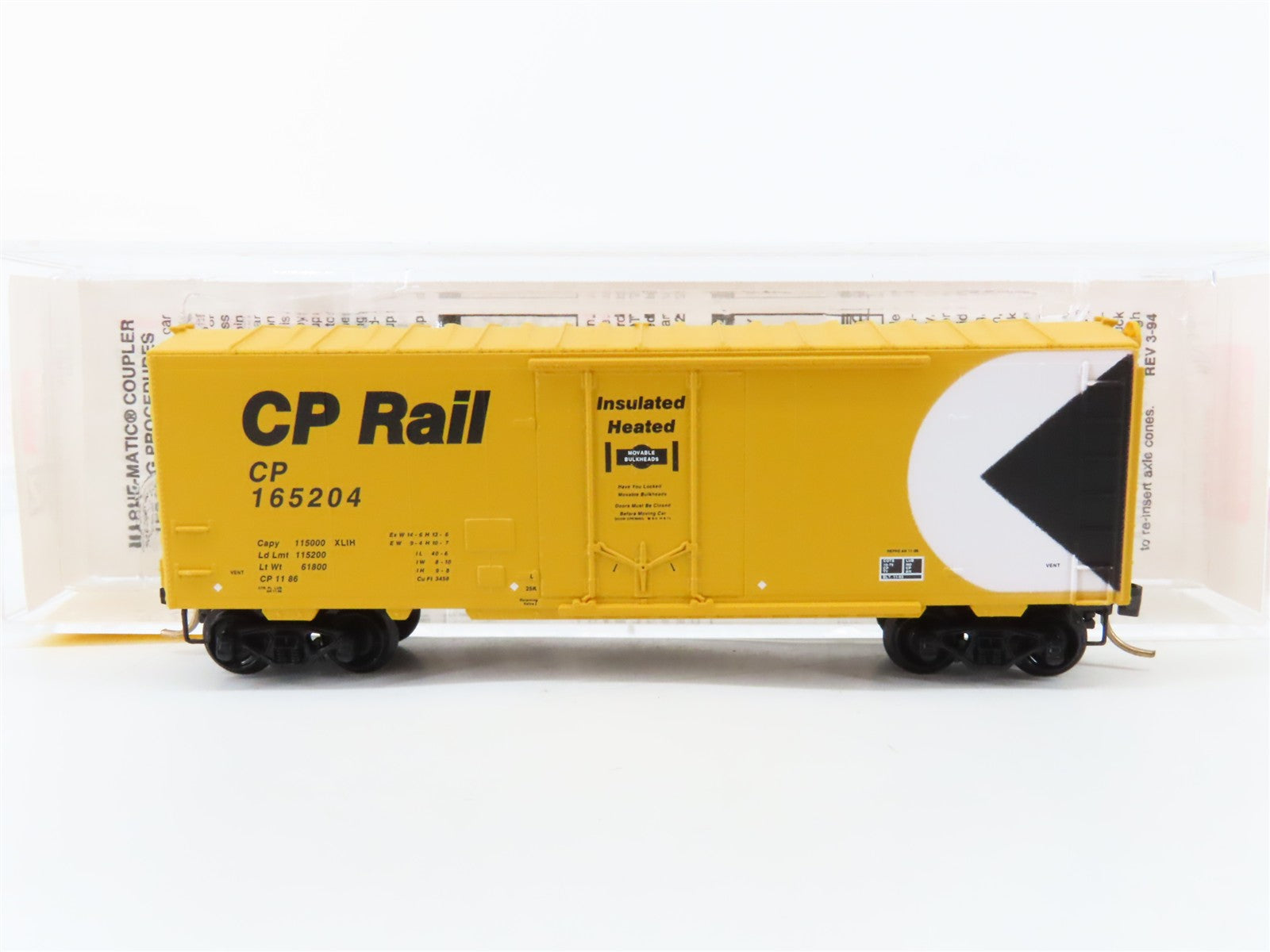 N Scale Micro-Trains MTL 74010 CP Canadian Pacific 40' Box Car 165204 RTR