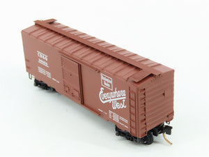 N Scale Micro-Trains MTL CB&Q Burlington Route 40' Box Car Factory Interior RTR