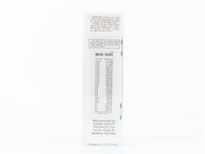 N Scale Micro-Trains MTL CB&Q Burlington Route 40' Box Car Factory Interior RTR