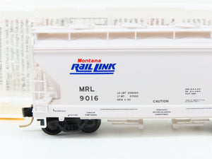 N Scale Micro-Trains MTL 92110 MRL Montana Rail Link Hopper 9016 RTR