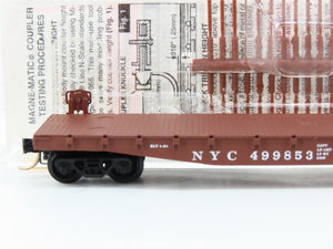 N Scale Micro-Trains MTL 45040 NYC New York Central 50' Flat Car 499853 RTR