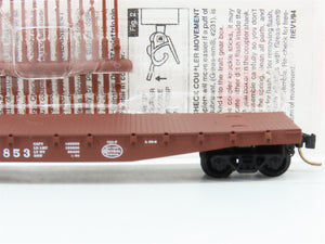 N Scale Micro-Trains MTL 45040 NYC New York Central 50' Flat Car 499853 RTR