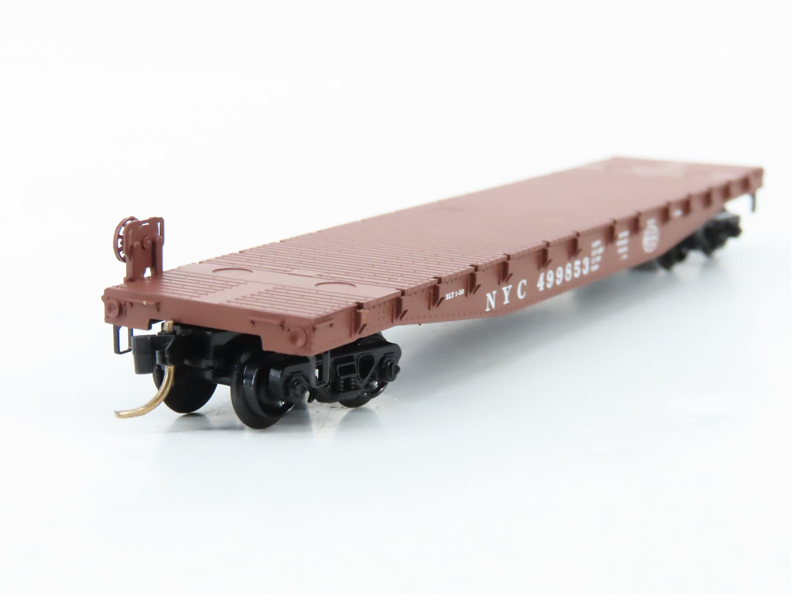 N Scale Micro-Trains MTL 45040 NYC New York Central 50' Flat Car 499853 RTR
