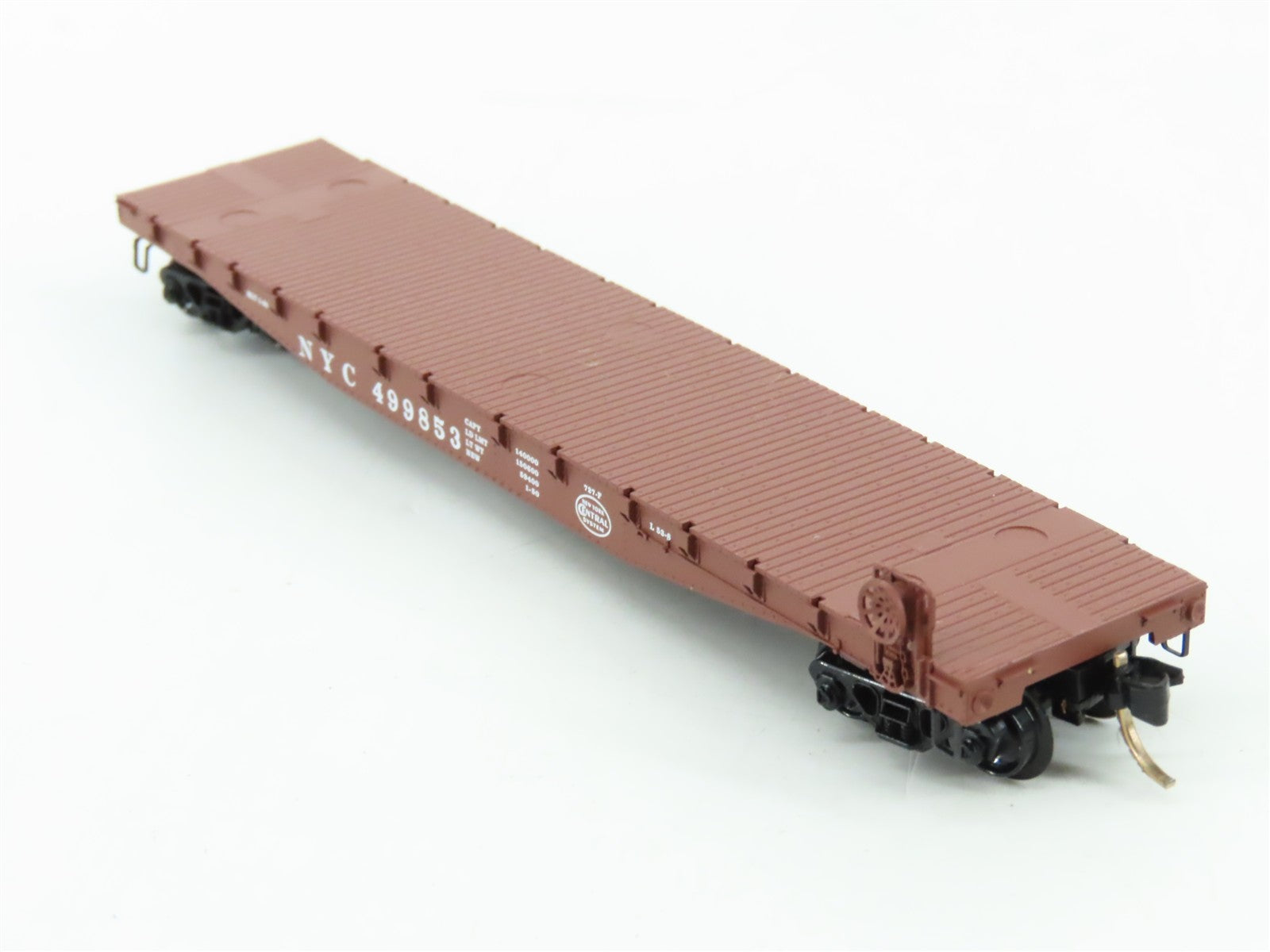 N Scale Micro-Trains MTL 45040 NYC New York Central 50' Flat Car 499853 RTR