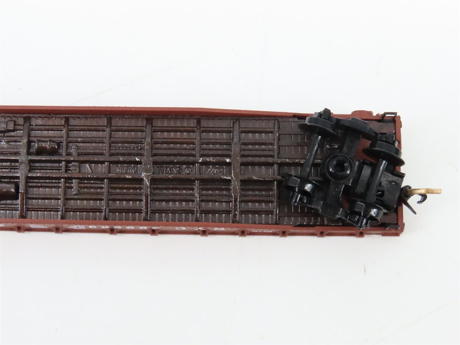 N Scale Micro-Trains MTL 45040 NYC New York Central 50' Flat Car 499853 RTR