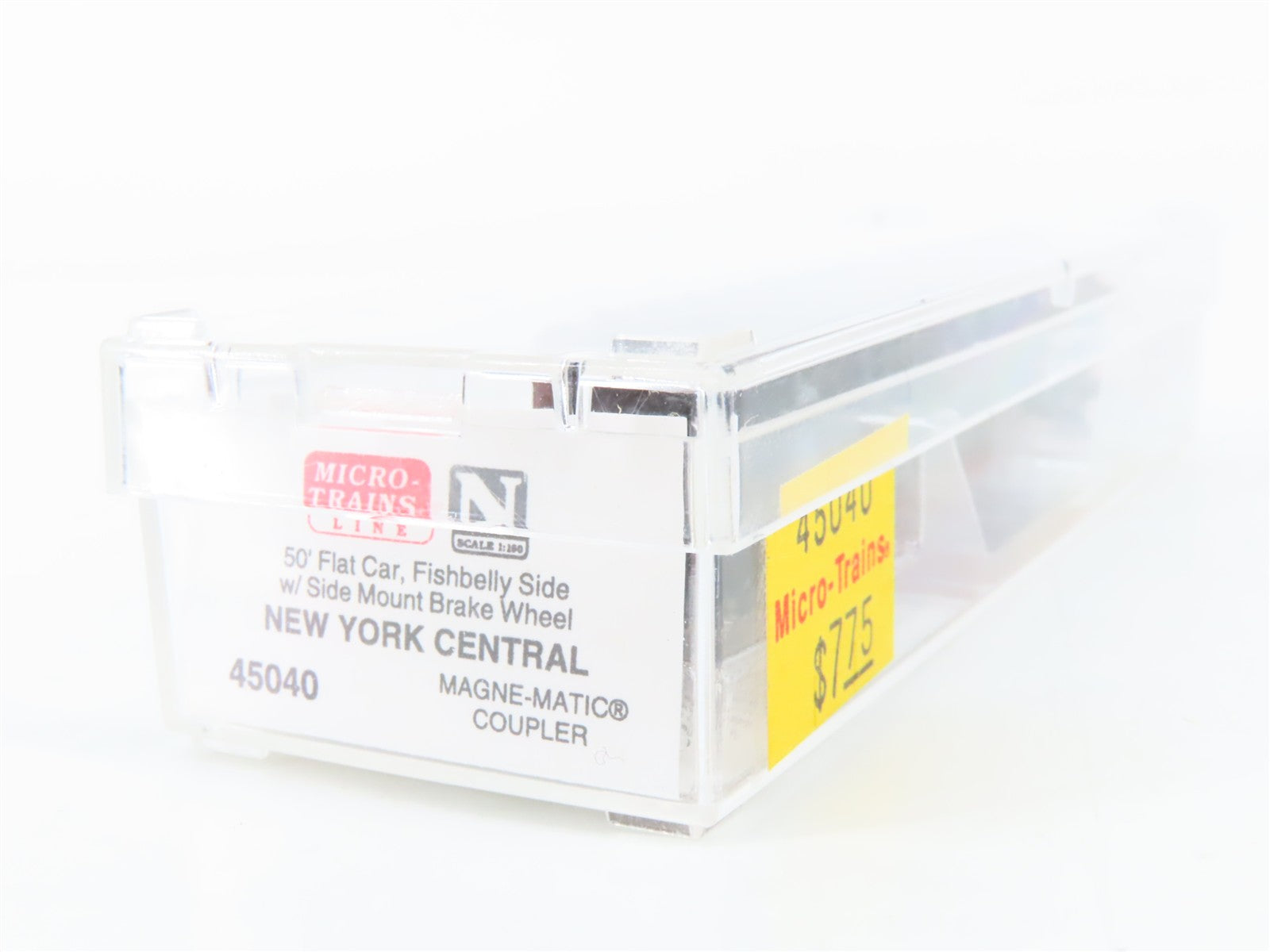 N Scale Micro-Trains MTL 45040 NYC New York Central 50' Flat Car 499853 RTR