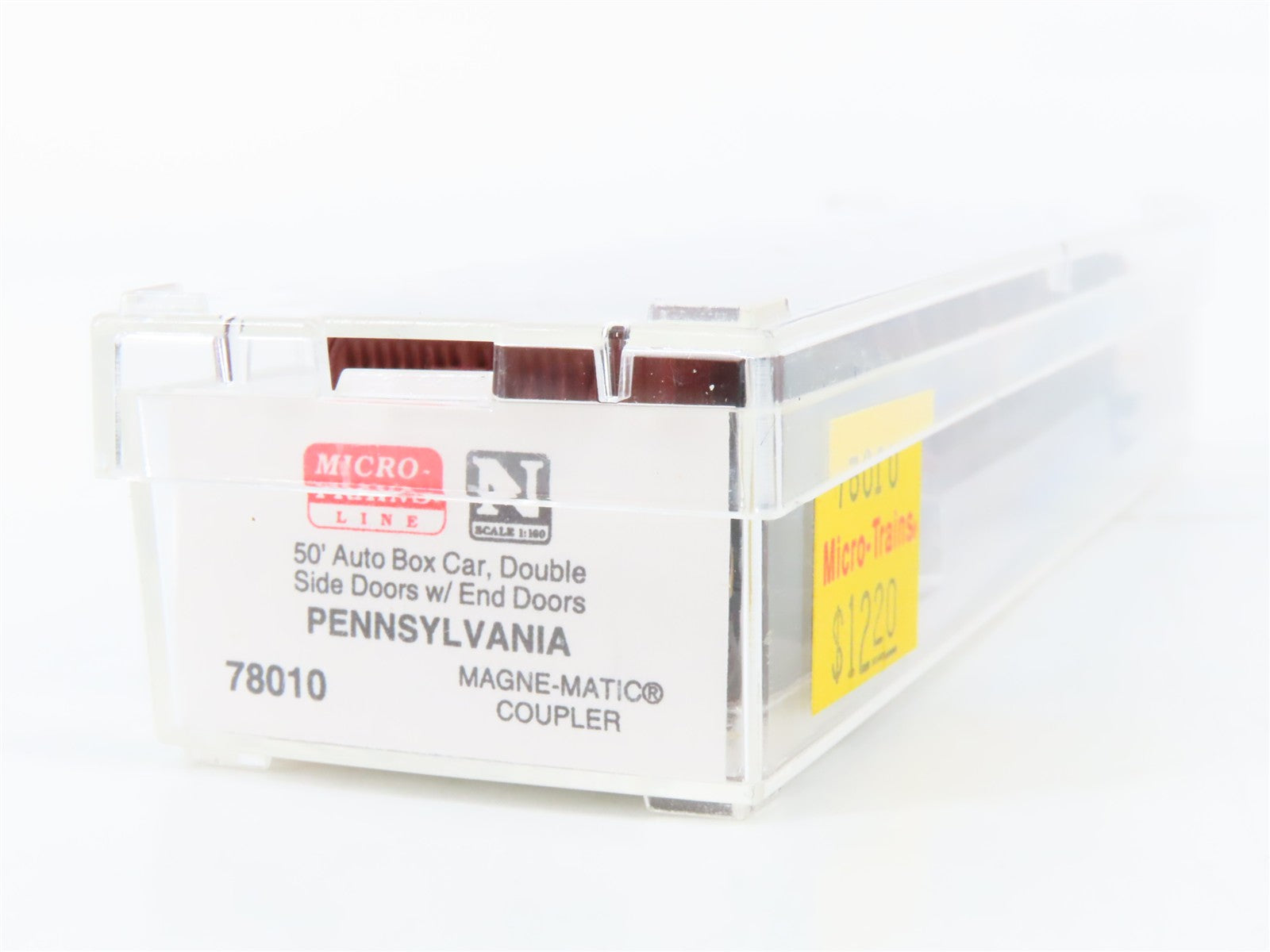 N Scale Micro-Trains MTL 78010 PRR Pennsylvania 50' Auto Box Car 82023 RTR