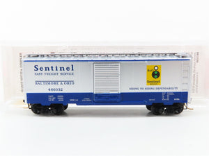 N Scale Micro-Trains MTL 20256 B&O Baltimore & Ohio Sentinel 40' Box Car 466032
