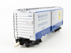N Scale Micro-Trains MTL 20256 B&O Baltimore & Ohio Sentinel 40' Box Car 466032