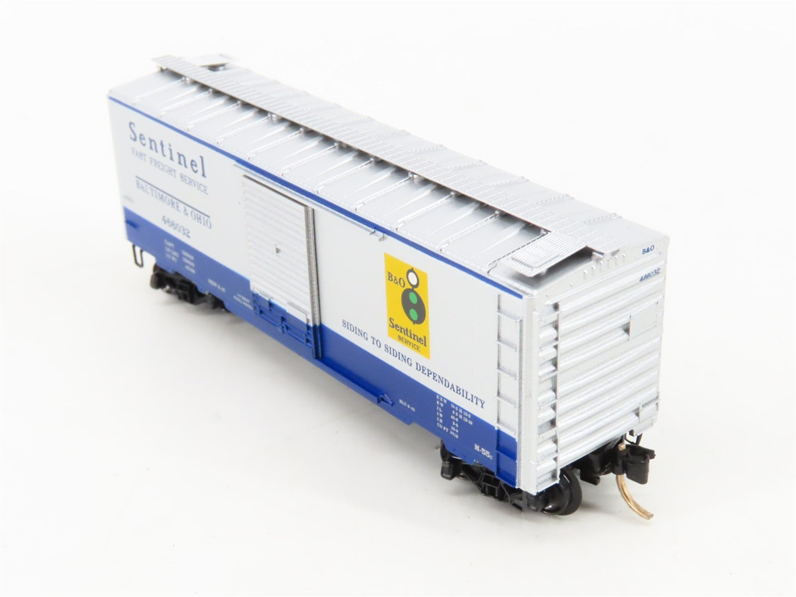 N Scale Micro-Trains MTL 20256 B&O Baltimore & Ohio Sentinel 40' Box Car 466032