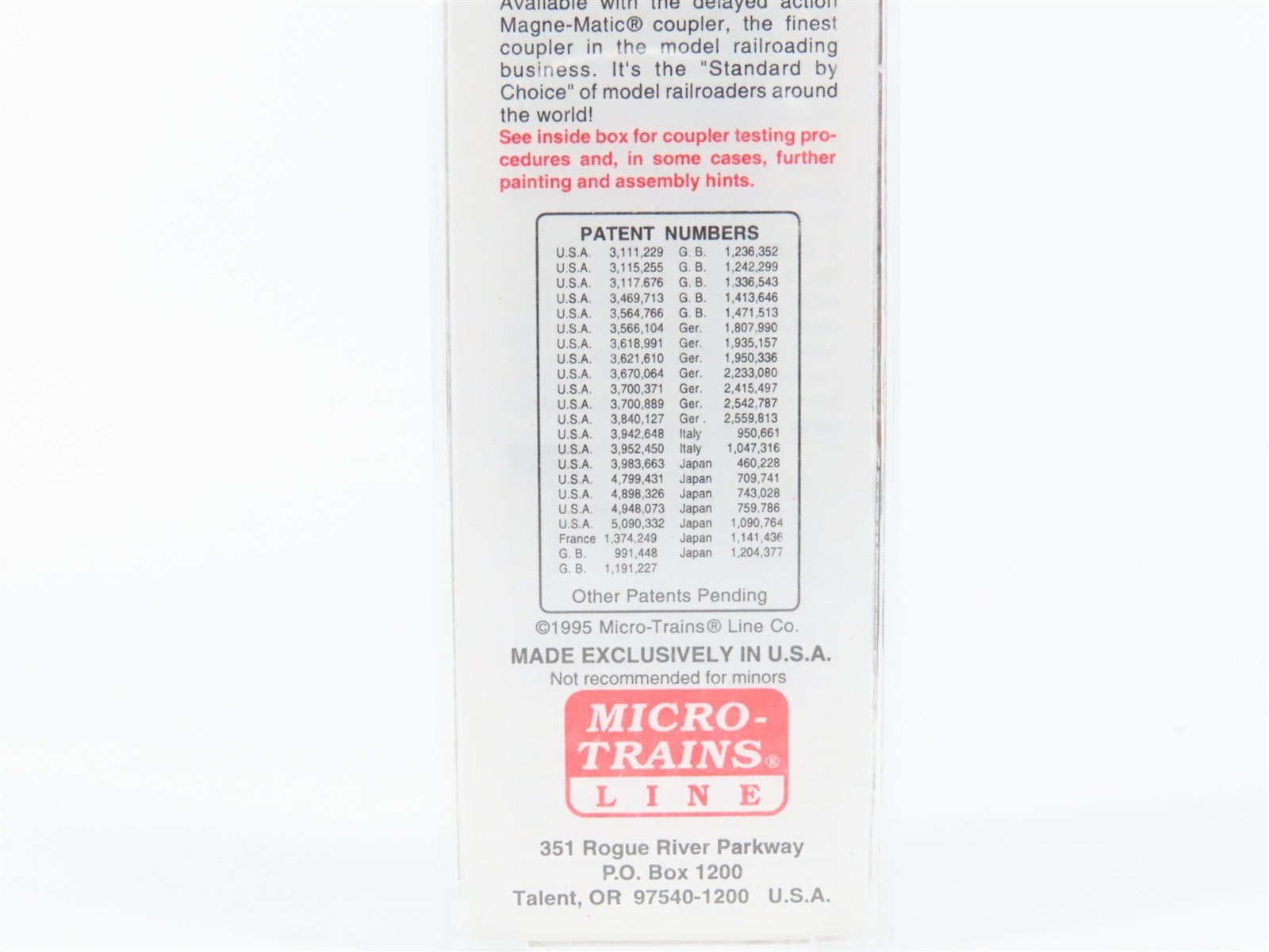 N Scale Micro-Trains MTL 20256 B&O Baltimore & Ohio Sentinel 40' Box Car 466032