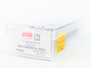 N Scale Micro-Trains MTL 20256 B&O Baltimore & Ohio Sentinel 40' Box Car 466032