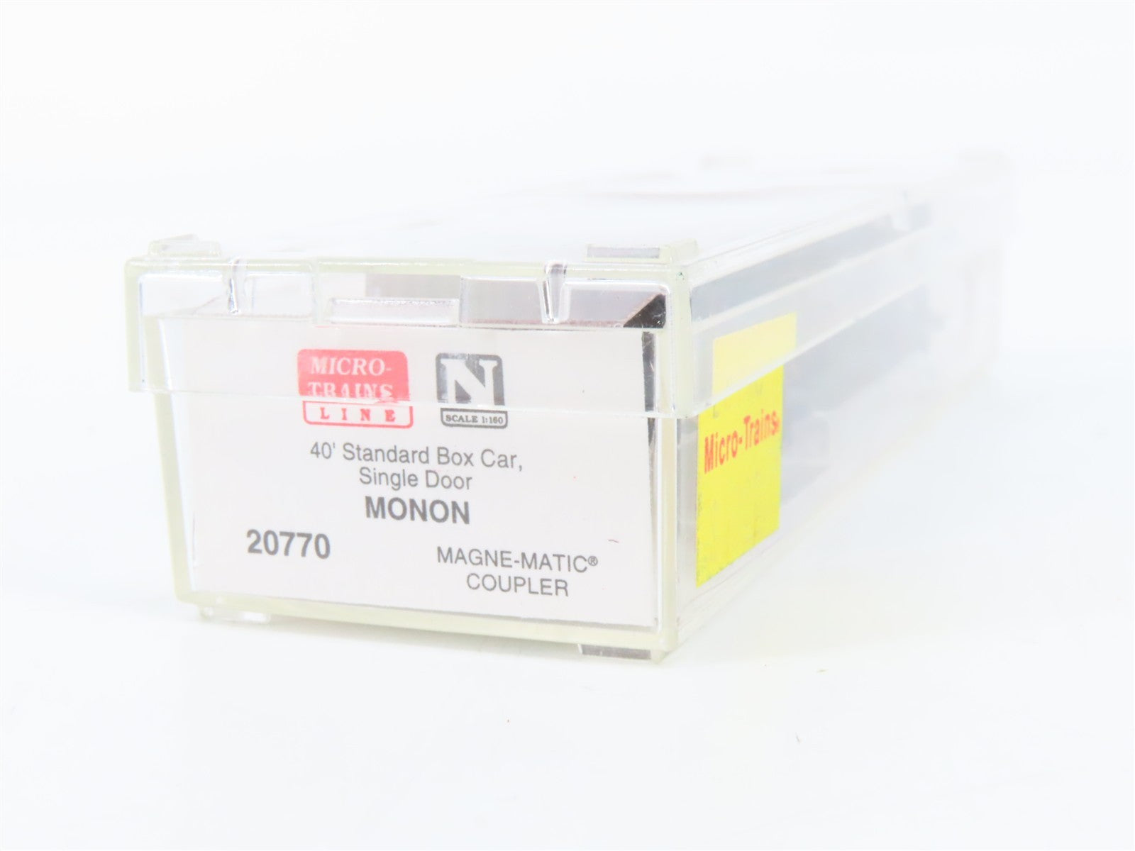 N Scale Micro-Trains MTL 20770 MON Monon 40' Single Door Box Car 1238 RTR