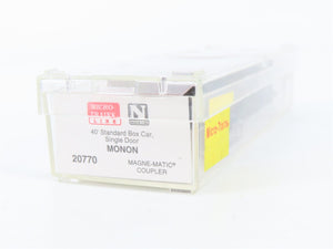 N Scale Micro-Trains MTL 20770 MON Monon 40' Single Door Box Car 1238 RTR