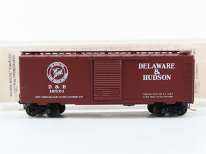 N Scale Micro-Trains MTL D&H Delaware & Hudson 40' Box Car 18501 RTR