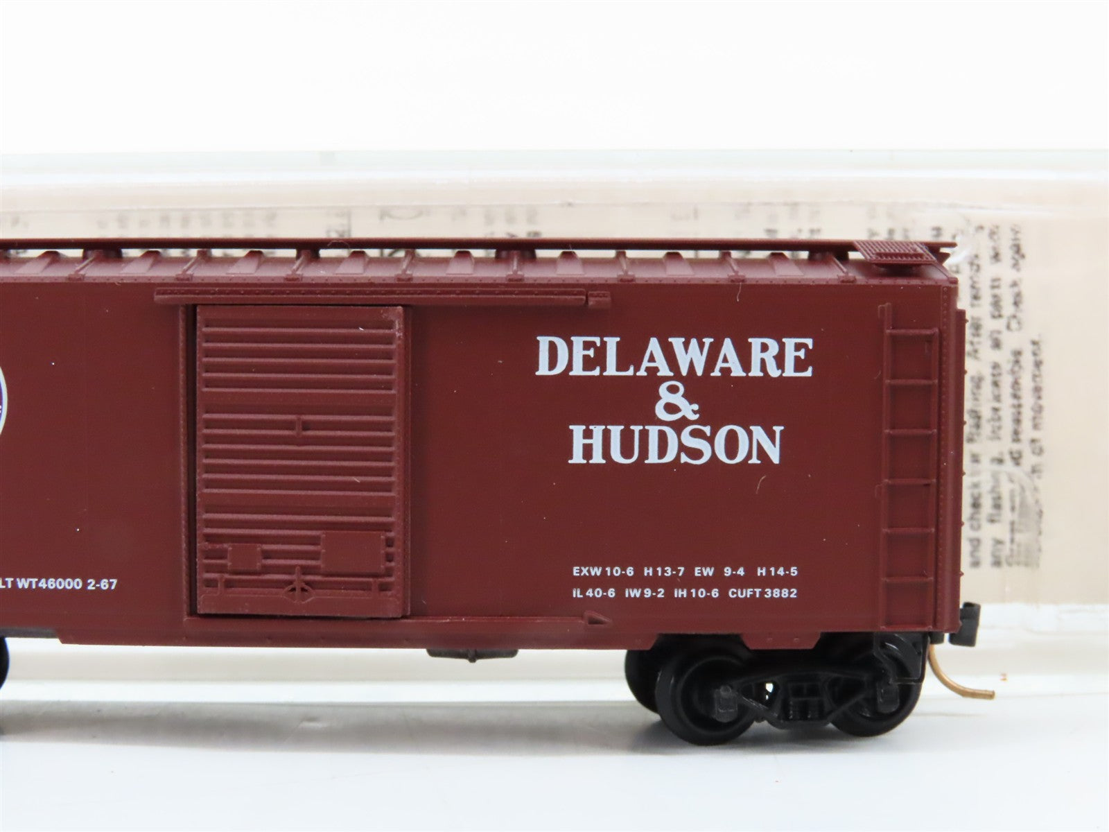 N Scale Micro-Trains MTL D&H Delaware & Hudson 40' Box Car 18501 RTR