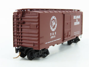 N Scale Micro-Trains MTL D&H Delaware & Hudson 40' Box Car 18501 RTR