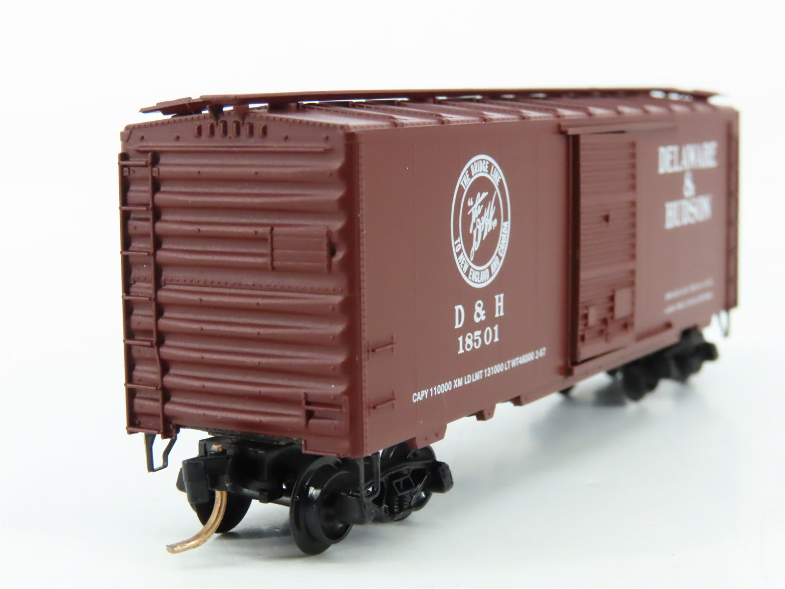 N Scale Micro-Trains MTL D&H Delaware & Hudson 40' Box Car 18501 RTR
