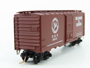 N Scale Micro-Trains MTL D&H Delaware & Hudson 40' Box Car 18501 RTR