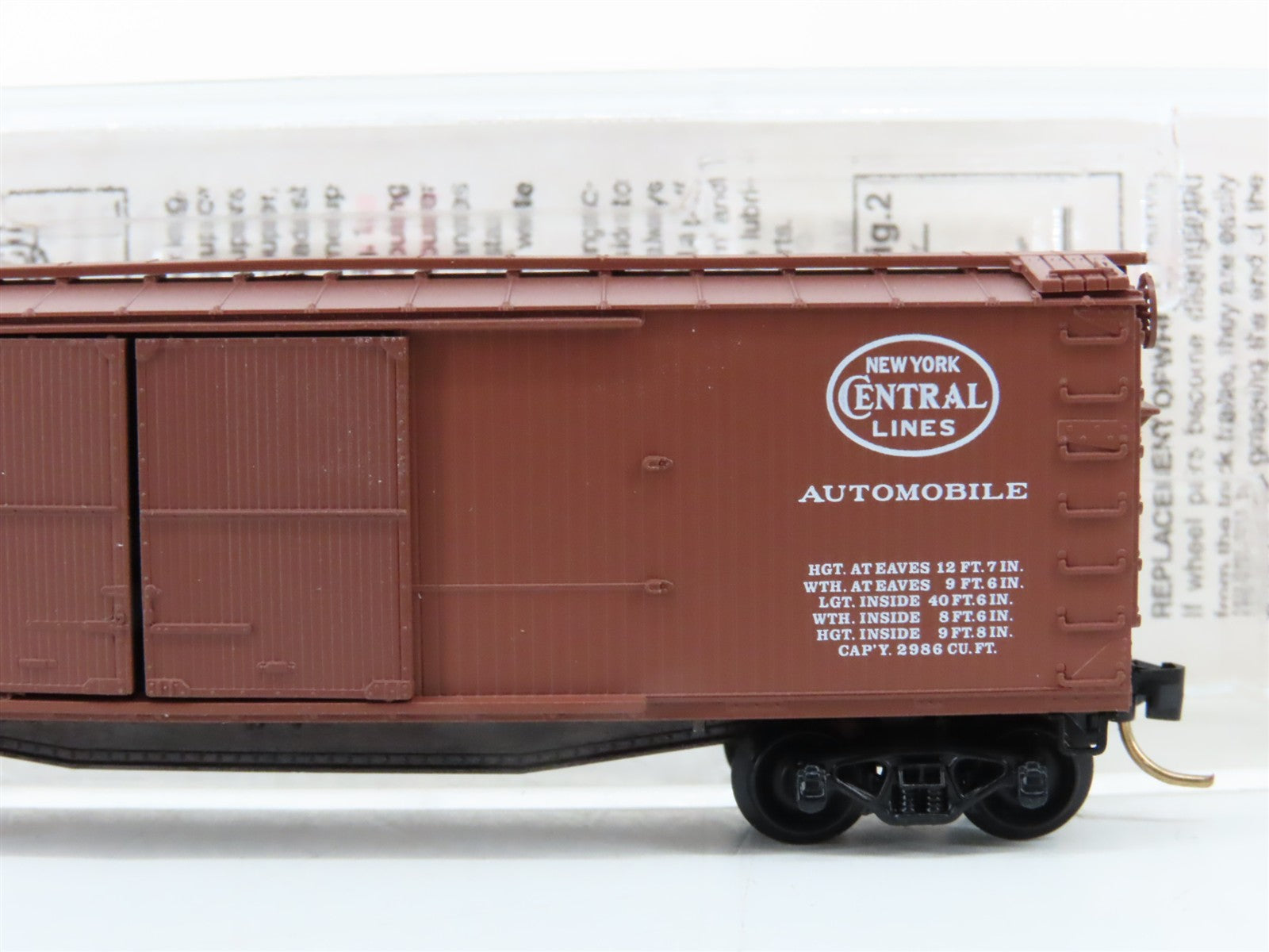 N Scale Micro-Trains MTL 43060 MC Michigan Central 40' Box Car 62475 RTR