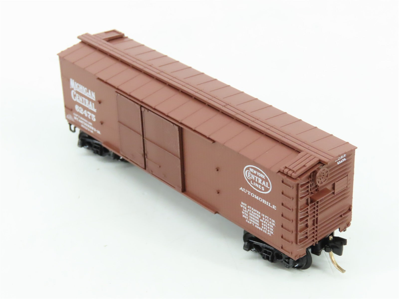 N Scale Micro-Trains MTL 43060 MC Michigan Central 40' Box Car 62475 RTR
