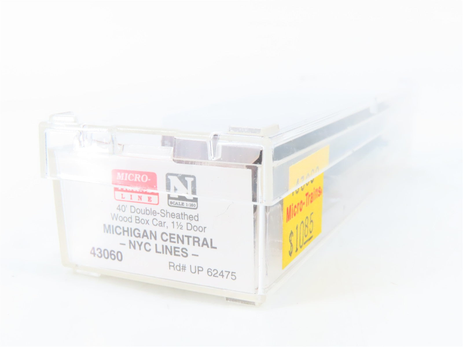 N Scale Micro-Trains MTL 43060 MC Michigan Central 40' Box Car 62475 RTR