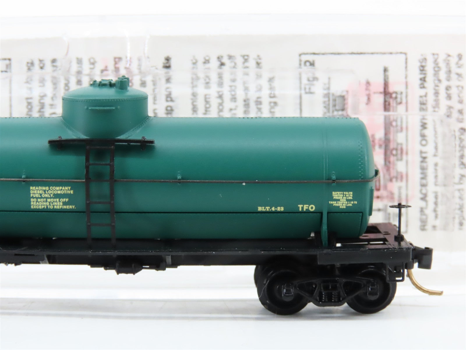 N Scale Micro-Trains MTL 65350 RDG Reading 39' Tank Car 90985 RTR