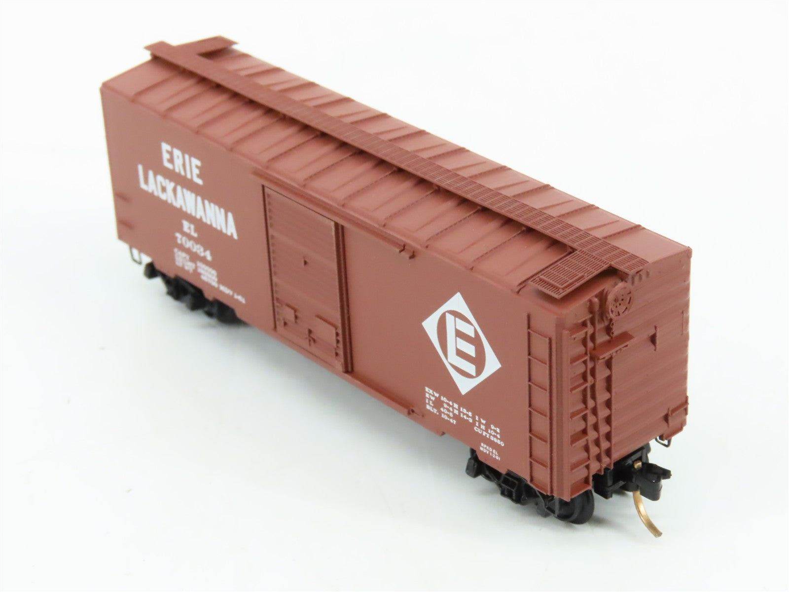 N Scale Micro-Trains MTL EL Erie Lackawanna 40' Box Car 70034 RTR
