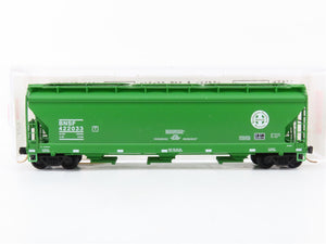N Scale Micro-Trains MTL 94110 BNSF Railway 3-Bay Covered Hopper 422033 RTR
