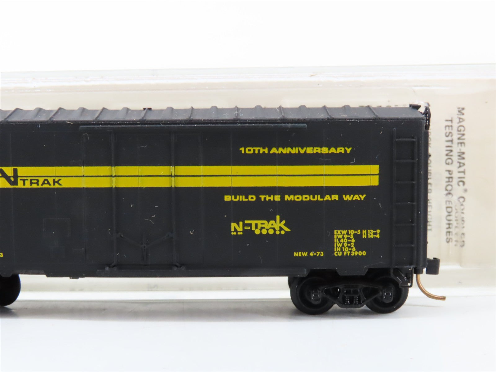 N Scale Micro-Trains MTL NTK NTRAK 40' Box Car 1983 RTR