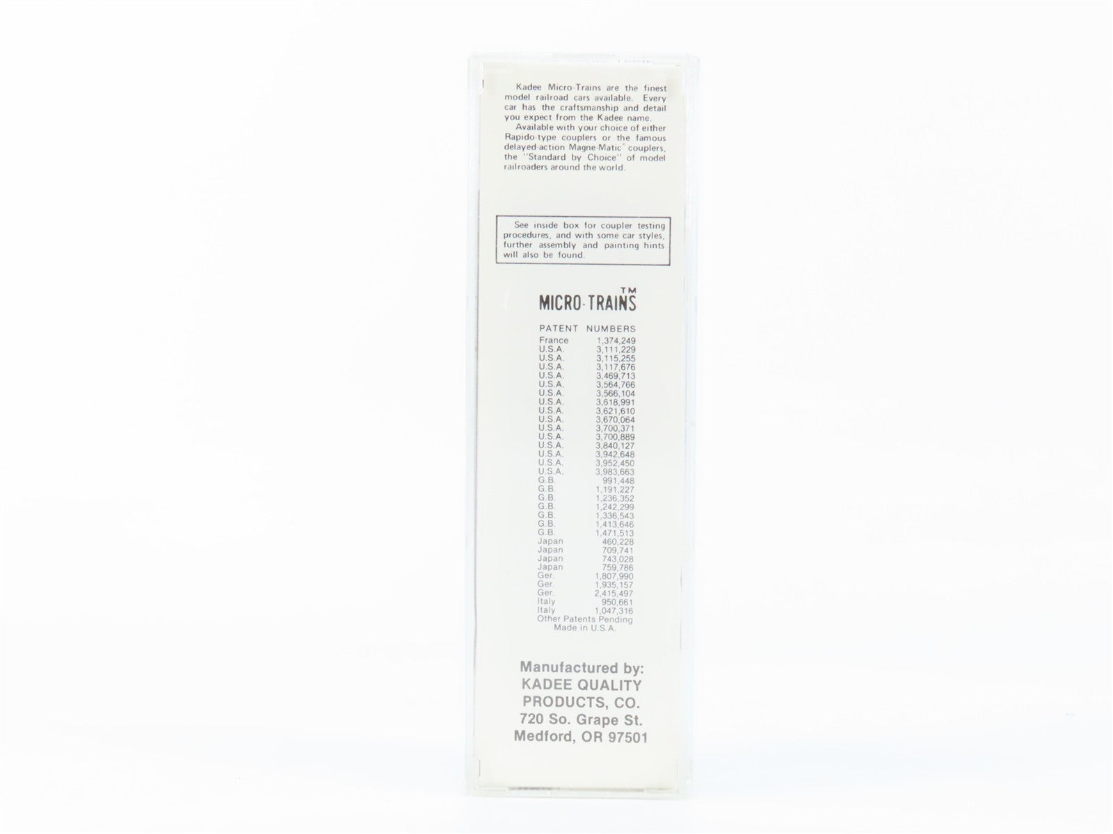 N Scale Micro-Trains MTL NTK NTRAK 40' Box Car 1983 RTR