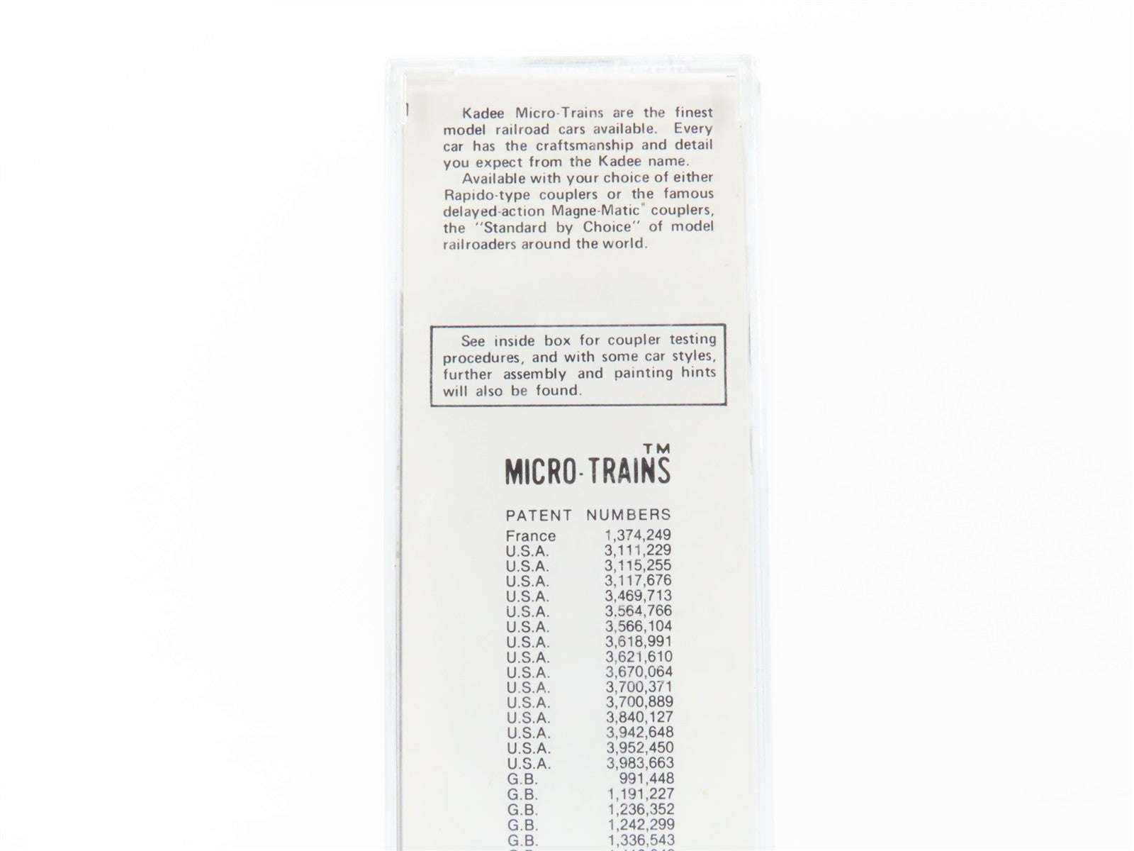 N Scale Micro-Trains MTL NTK NTRAK 40' Box Car 1983 RTR