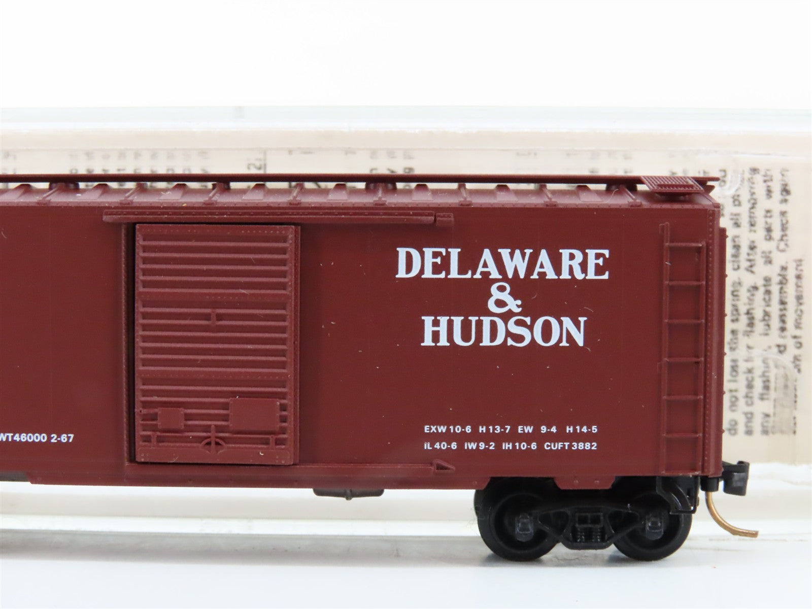 N Scale Micro-Trains MTL D&H Delaware & Hudson 40' Box Car 18501 RTR