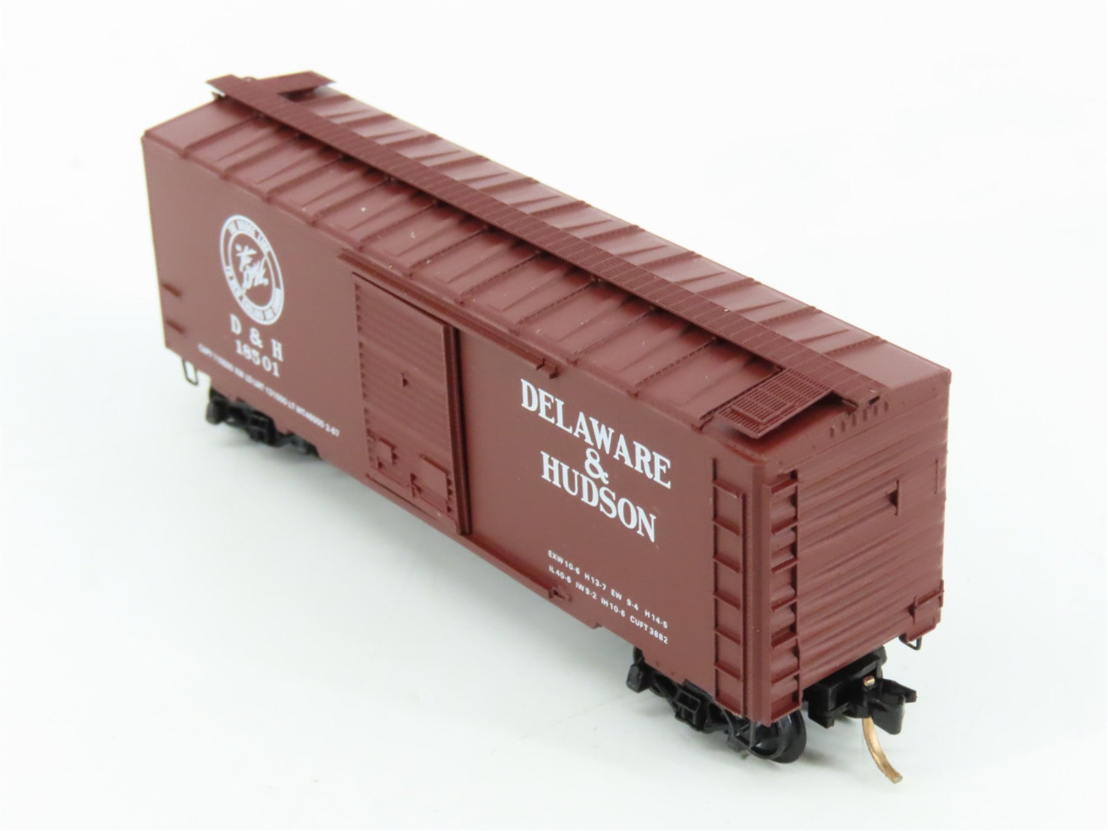 N Scale Micro-Trains MTL D&H Delaware & Hudson 40' Box Car 18501 RTR