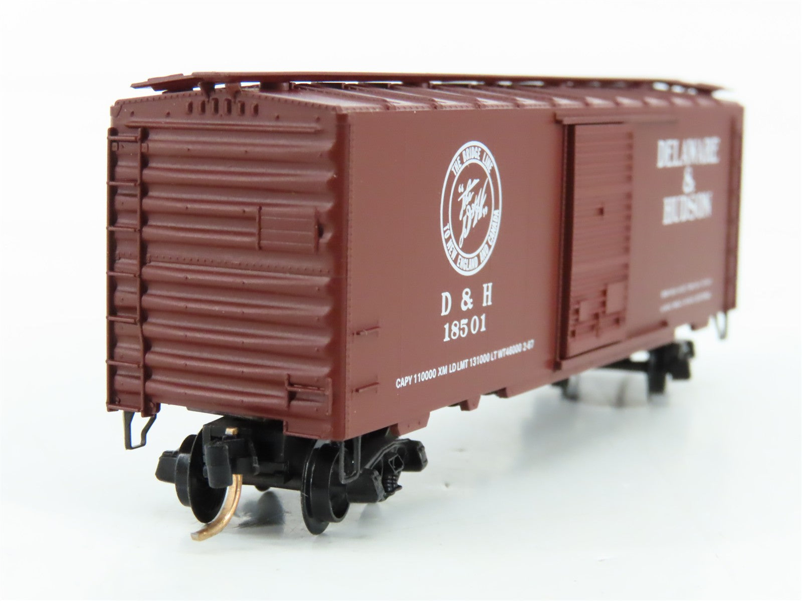 N Scale Micro-Trains MTL D&H Delaware & Hudson 40' Box Car 18501 RTR