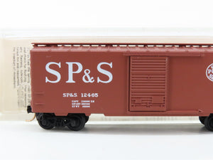 N Scale Micro-Trains MTL SP&S Spokane, Portland & Seattle 40' Box Car 12465 RTR