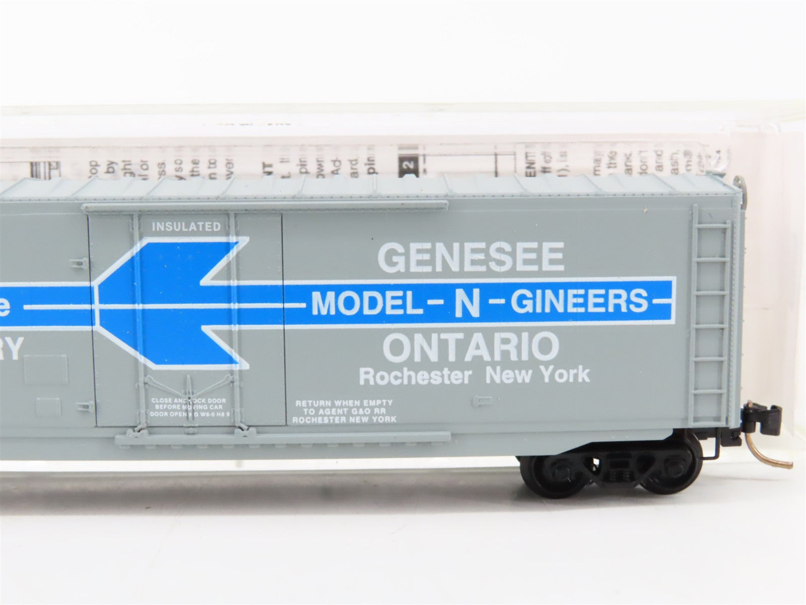 N Scale Micro-Trains MTL G&O Genesee Model-N-Gineers 50' Box Car 1994 RTR