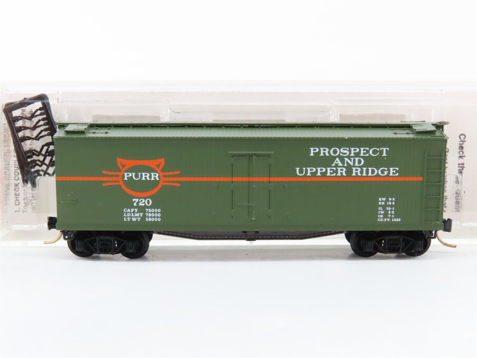 N Scale Micro-Trains MTL 720 PURR Prospect & Upper Ridge 33' Box Car 720 RTR