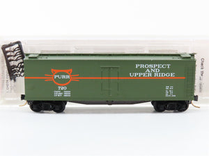 N Scale Micro-Trains MTL 720 PURR Prospect & Upper Ridge 33' Box Car 720 RTR