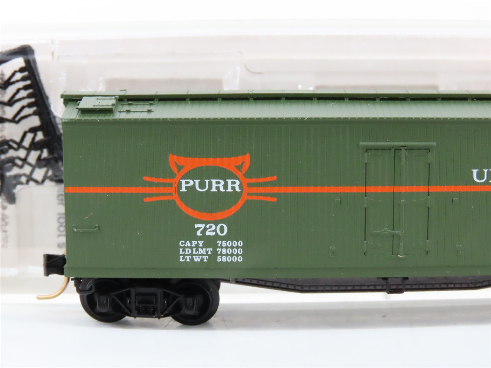 N Scale Micro-Trains MTL 720 PURR Prospect & Upper Ridge 33' Box Car 720 RTR