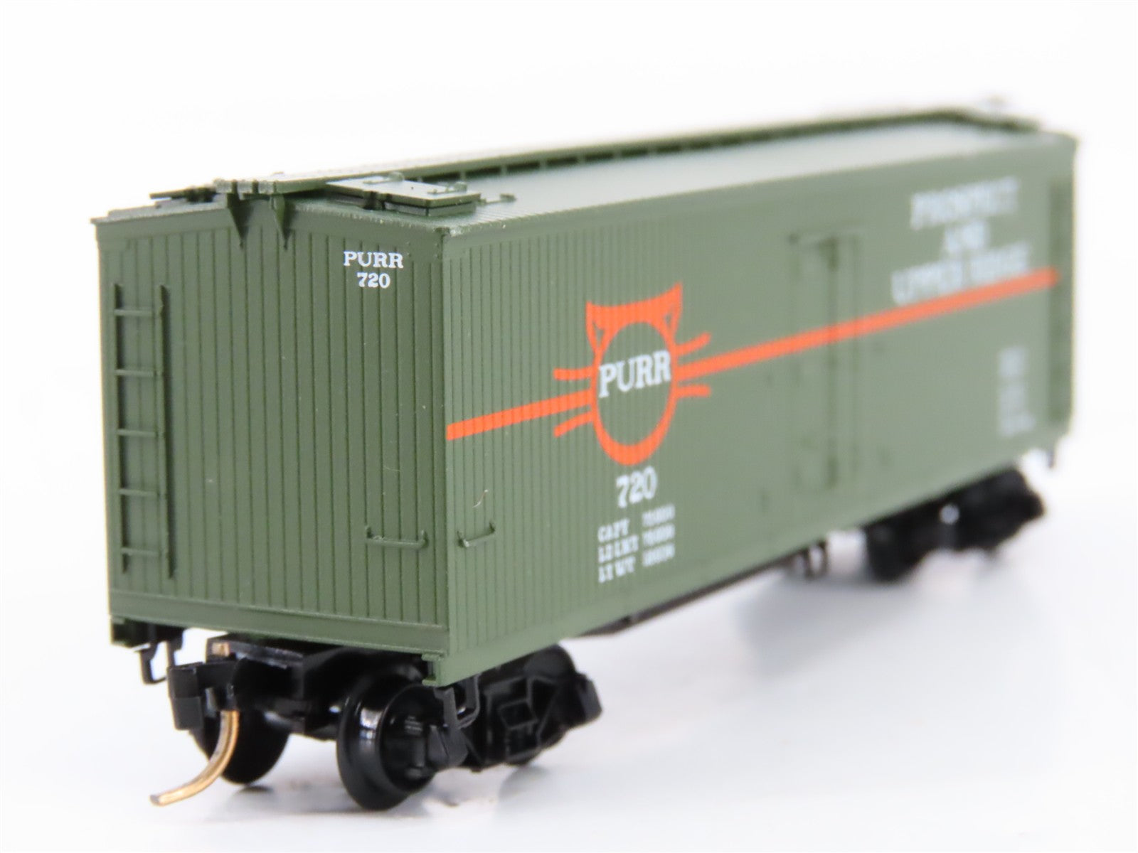 N Scale Micro-Trains MTL 720 PURR Prospect & Upper Ridge 33' Box Car 720 RTR