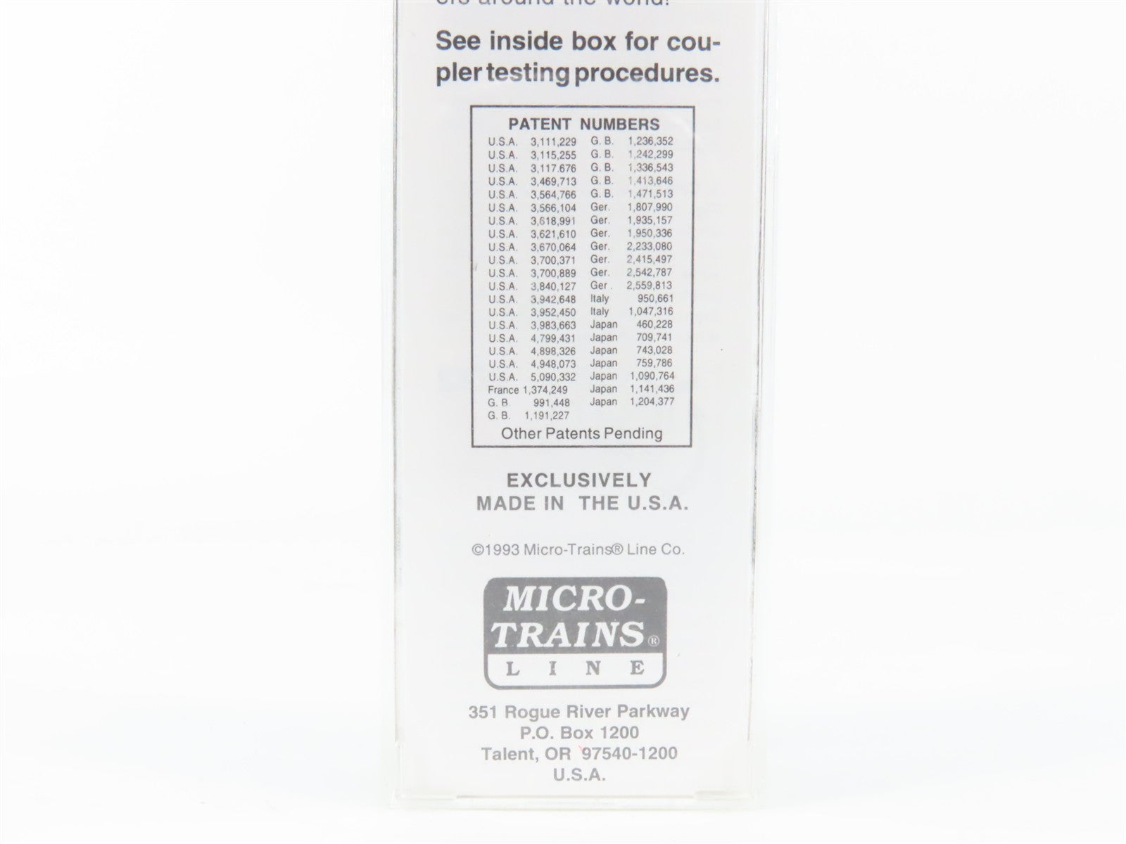 N Scale Micro-Trains MTL LMO Lake Monroe and Orlando 40' Box Car 70794 RTR