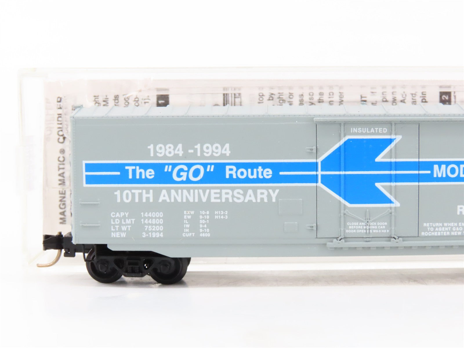 N Scale Micro-Trains MTL G&O Genesee Model-N-Gineers 50' Box Car 1994 RTR