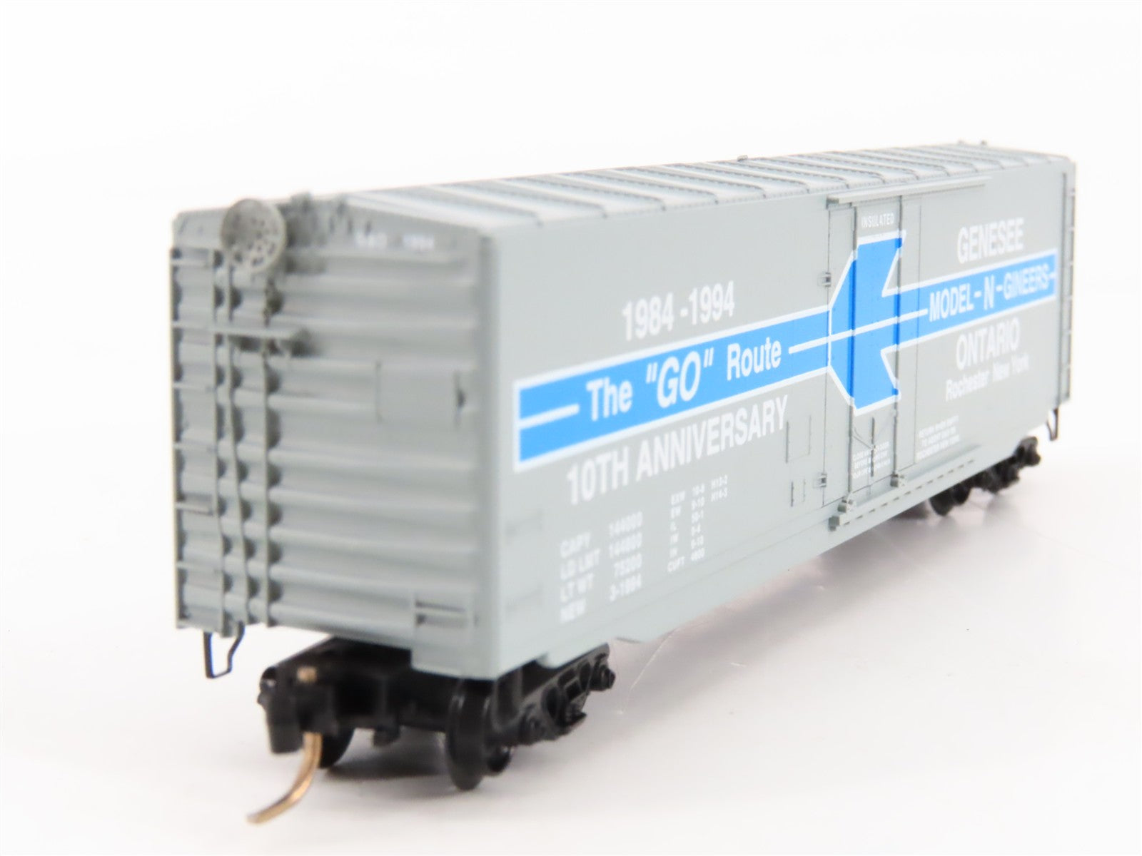 N Scale Micro-Trains MTL G&O Genesee Model-N-Gineers 50' Box Car 1994 RTR