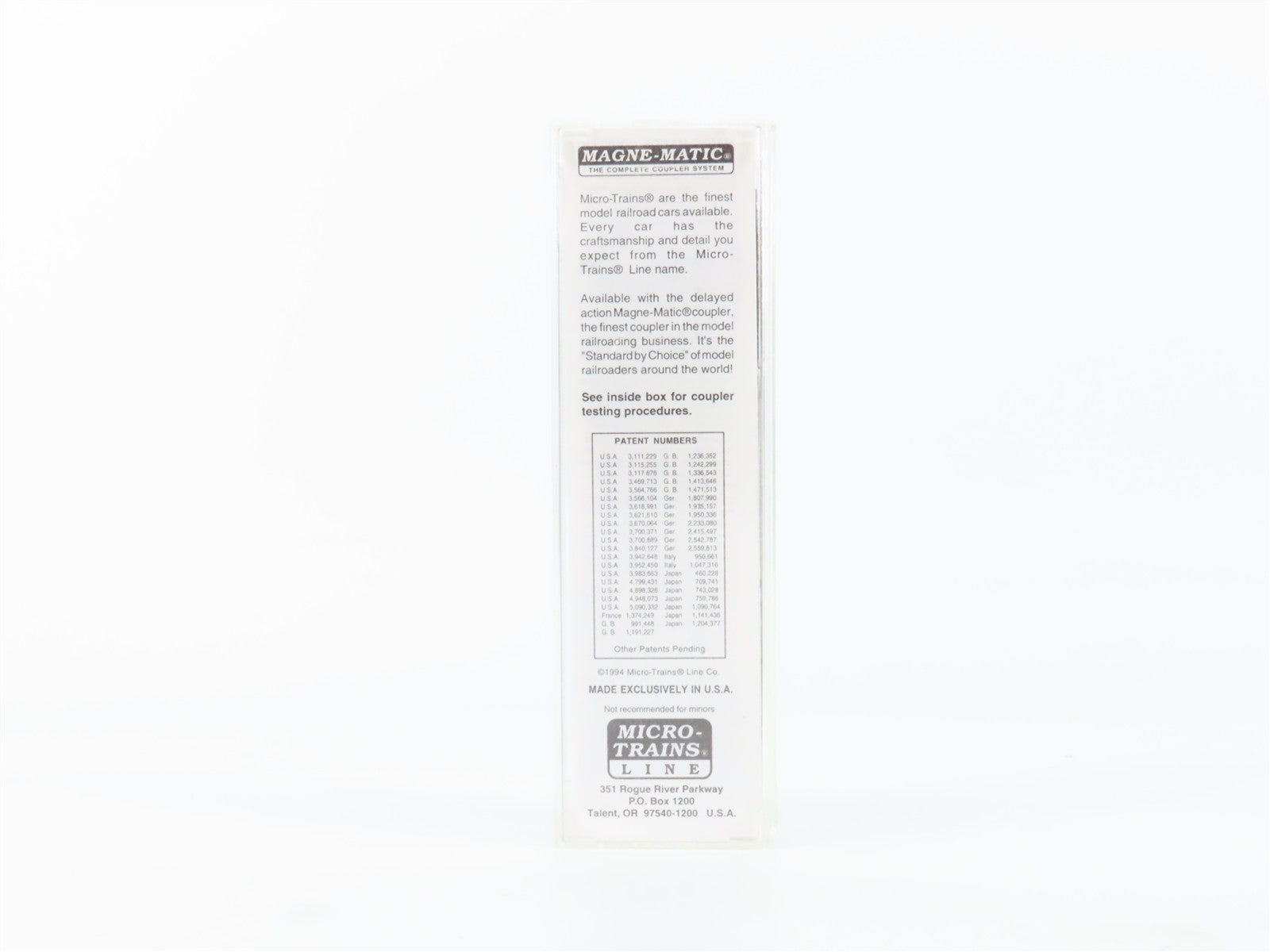 N Scale Micro-Trains MTL G&O Genesee Model-N-Gineers 50' Box Car 1994 RTR