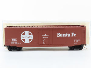 N Scale Micro-Trains MTL BLW-43 ATSF Santa Fe 50' Plug Door Box Car 151509 RTR
