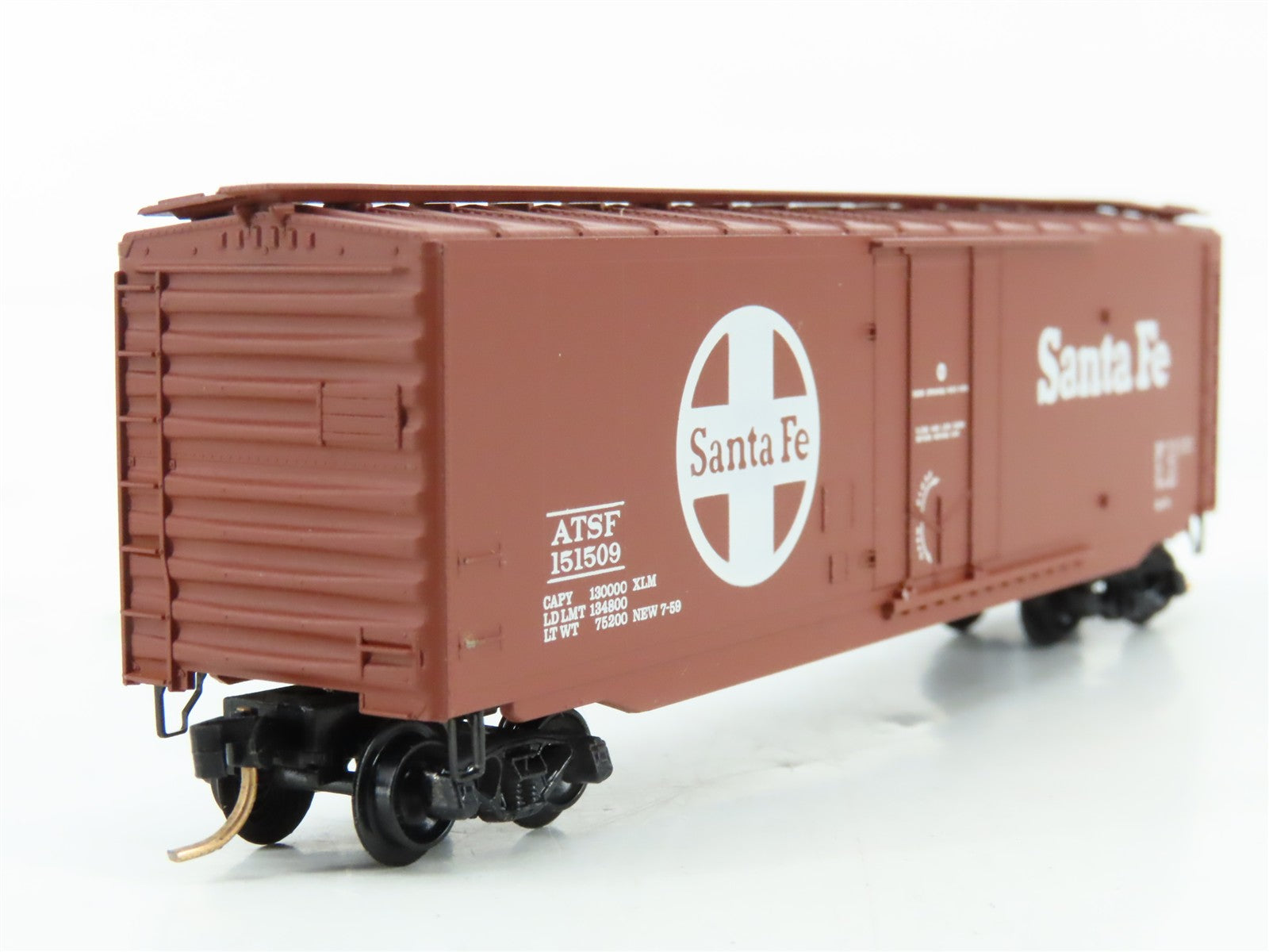 N Scale Micro-Trains MTL BLW-43 ATSF Santa Fe 50' Plug Door Box Car 151509 RTR