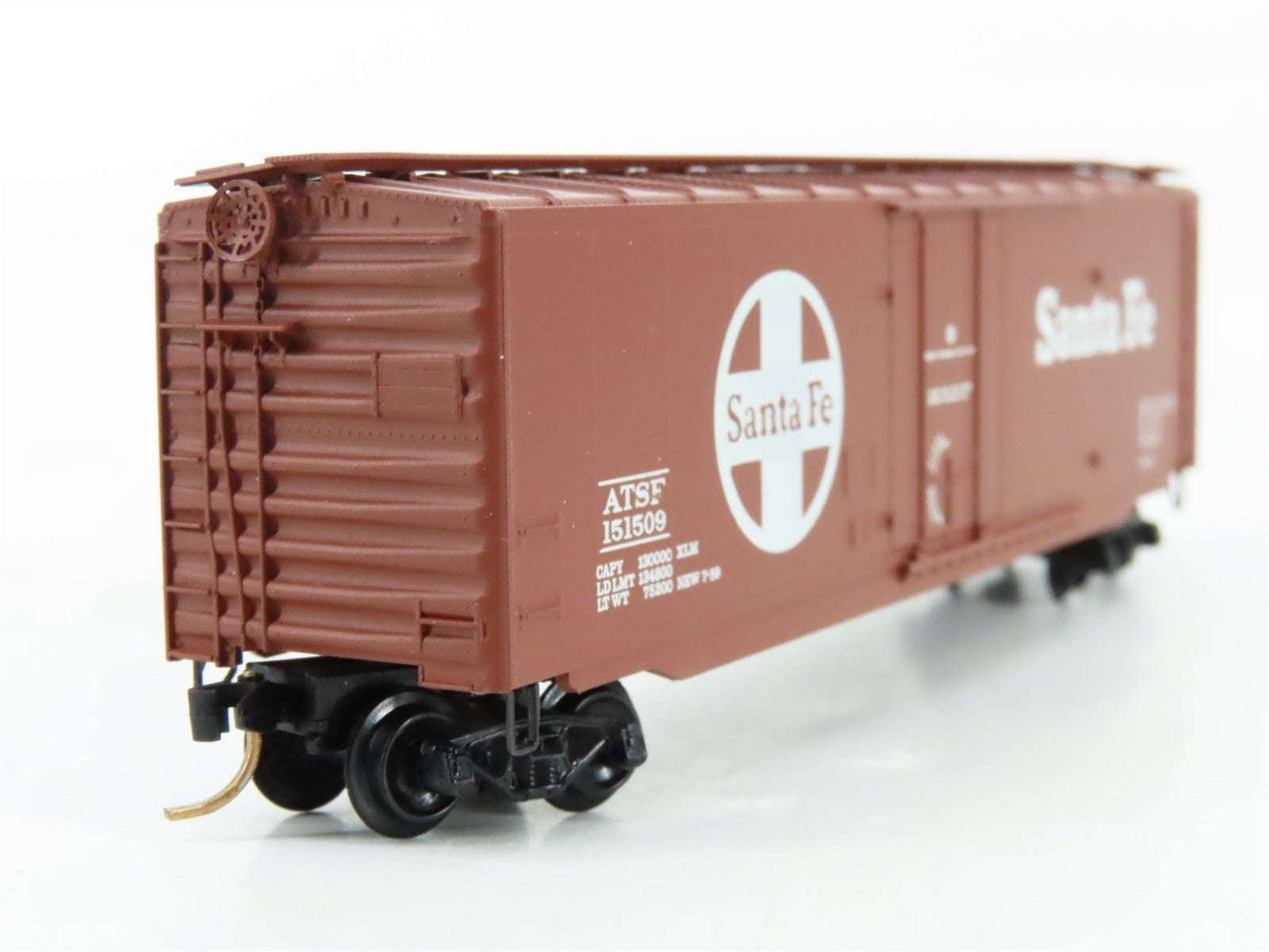 N Scale Micro-Trains MTL BLW-43 ATSF Santa Fe 50' Plug Door Box Car 151509 RTR